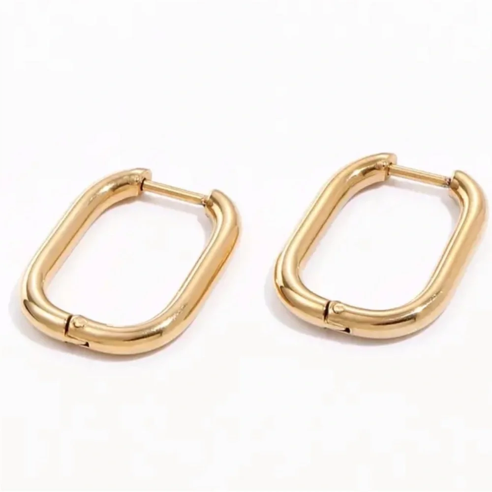 NWOT Zara Gold Plated Huggie Earrings